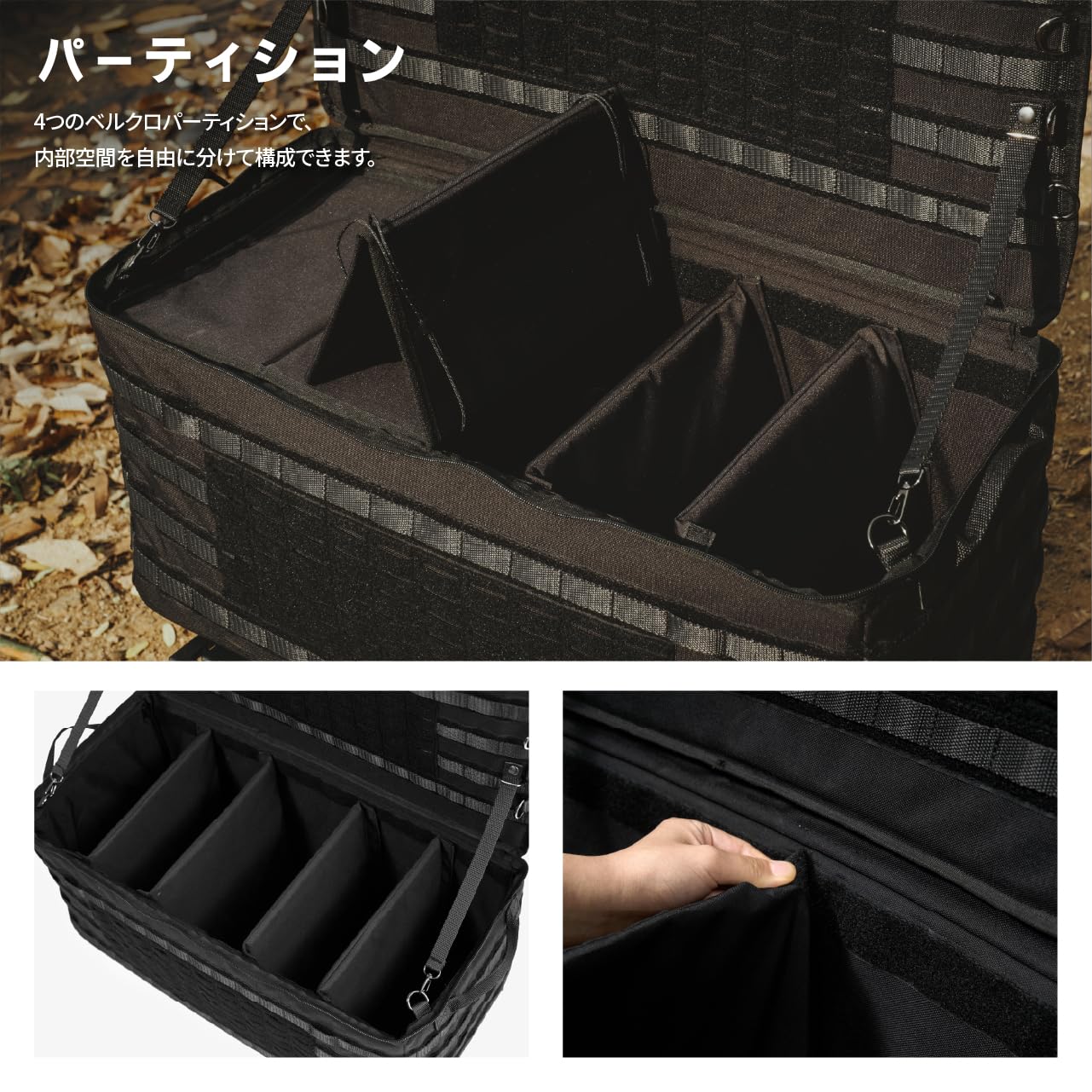 CAMVIL ソフトボックス47 L Amazon.co.jp: CAMVI（カンビル）ソフトボックス 47L 大容量収納MOLLE